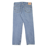 LEVI'S 505 Jeans Mens Blue Regular Straight Stone Wash W36 L32