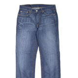 LEVI'S 514 Jeans Mens Blue Slim Straight Stone Wash W30 L32