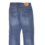 LEVI'S 514 Jeans Mens Blue Slim Straight Stone Wash W30 L32