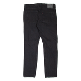 LEVI'S 512 Jeans Distressed Mens Black Slim Tapered W33 L30