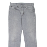 LEVI'S 514 Jeans Mens Grey Slim Straight W32 L32
