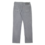LEVI'S 514 Jeans Mens Grey Slim Straight W32 L32