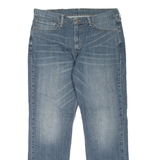 LEVI'S 514 Jeans Mens Blue Slim Straight Stone Wash W36 L32