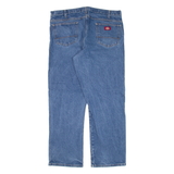 DICKIES Mens Jeans Blue Relaxed Straight W39 L31