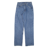 CARHARTT Fleece Lined Workwear Mens Jeans Blue Regular Straight W28 L32