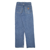CARHARTT Fleece Lined Workwear Mens Jeans Blue Regular Straight W28 L32