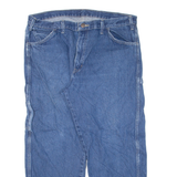 DICKIES Carpenter Workwear Mens Jeans Blue Relaxed Straight W38 L25