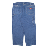 DICKIES Carpenter Workwear Mens Jeans Blue Relaxed Straight W38 L25