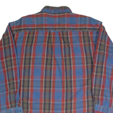 DOCKERS Mens Shirt Blue Plaid Long Sleeve L