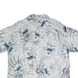 CARIBBEAN JOE Mens Shirt Blue Floral 2XL