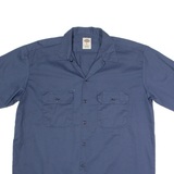 DICKIES Mens Worker Shirt Blue L