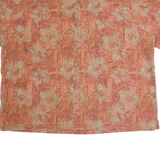 CROFT & BARROW Mens Shirt Orange Floral 2XL