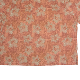CROFT & BARROW Mens Shirt Orange Floral 2XL