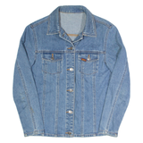 LEE Womens Denim Shirt Blue Long Sleeve M