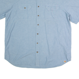 CARHARTT Mens Plain Shirt Blue 2XL