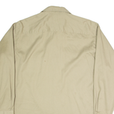 BIG MAC Mens Worker Shirt Beige Long Sleeve XL