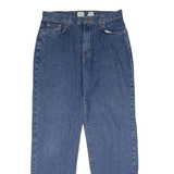 CALVIN KLEIN JEANS Womens Jeans Blue Relaxed Straight Stone Wash W30 L30