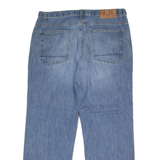 NAUTICA Mens Jeans Blue Regular Straight Stone Wash W36 L30