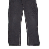 TRUE RELIGION Ricky Womens Jeans Black Relaxed Straight W28 L26