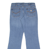 CARHARTT Workwear Womens Jeans Blue Relaxed Bootcut Stone Wash W30 L30