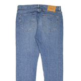 LEVI'S 512 BIG E Jeans Mens Blue Slim Tapered Stone Wash W34 L32