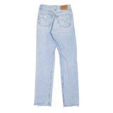 LEVI'S 501 BIG E Jeans Distressed Womens Blue Regular Straight W23 L30