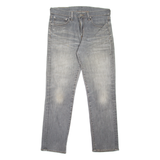 LEVI'S 511 Jeans Mens Grey Slim Straight Stone Wash W31 L30