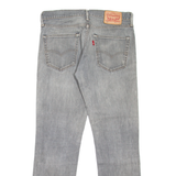 LEVI'S 511 Jeans Mens Grey Slim Straight Stone Wash W31 L30