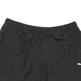 PUMA Mesh Lining Mens Sports Shorts Black L W36