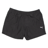 PUMA Mesh Lining Mens Sports Shorts Black L W36