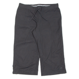 ADIDAS Womens Pedal Pushers Shorts Blue UK 12 W31