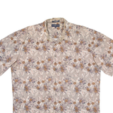CHERESKIN Mens Shirt Brown Floral XL