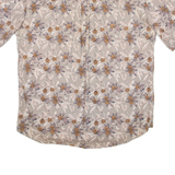 CHERESKIN Mens Shirt Brown Floral XL