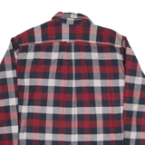 JACH'S Mens Flannel Shirt Red Check Long Sleeve 2XL
