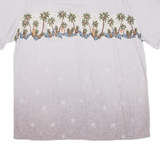 ISLAND SHORES Mens Hawaiian Shirt Purple Floral XL