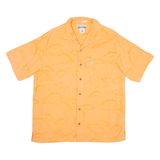COLUMBIA Mens Hawaiian Shirt Orange XL