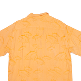 COLUMBIA Mens Hawaiian Shirt Orange XL