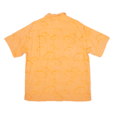 COLUMBIA Mens Hawaiian Shirt Orange XL
