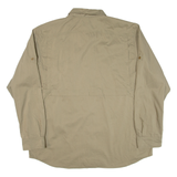 CARHARTT Mens Plain Shirt Green Long Sleeve XL