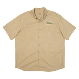 CARHARTT Relaxed Fit Mens Plain Shirt Beige XL