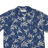 HIGH SURF Mens Hawaiian Shirt Blue Floral 2XL