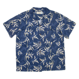 HIGH SURF Mens Hawaiian Shirt Blue Floral 2XL