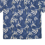 HIGH SURF Mens Hawaiian Shirt Blue Floral 2XL