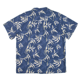 HIGH SURF Mens Hawaiian Shirt Blue Floral 2XL