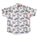 RED HEAD Cars Mens Shirt White XL