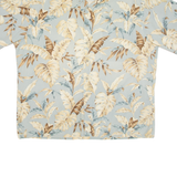 CAMPIA Mens Hawaiian Shirt Blue Floral 2XL