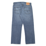 LEVI'S 514 Jeans Mens Blue Slim Straight Stone Wash W34 L30