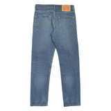 LEVI'S 502 Jeans Mens Blue Regular Tapered Stone Wash W29 L27