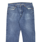 LEVI'S 505 Jeans Mens Blue Regular Straight Stone Wash W38 L30