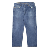 LEVI'S 505 Jeans Mens Blue Regular Straight Stone Wash W38 L30